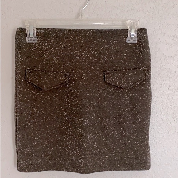 BCBGeneration Metallic Front Packet Skirt, Size SM - Picture 8 of 13